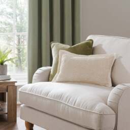 Leaf Linework Rectangle Cushion - thumbnail 1