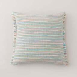 Ava Fringe Cotton Square Cushion - thumbnail 2