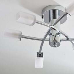 Vogue Havana 6 Light Semi Flush Ceiling Light - thumbnail 4
