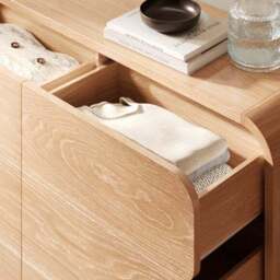 Bennett 6 Drawer Chest, Light Oak - thumbnail 3