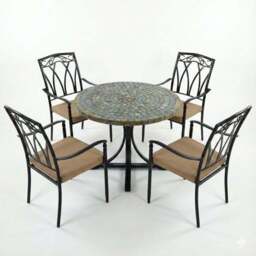 Monterey 4 Seater Dining Set with Ascot Chairs - thumbnail 2