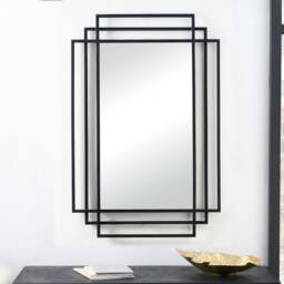 Geometric Rectangular Wall Mirror - thumbnail 1