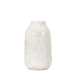 Colly Reactive Striped White Stoneware Vase - thumbnail 6