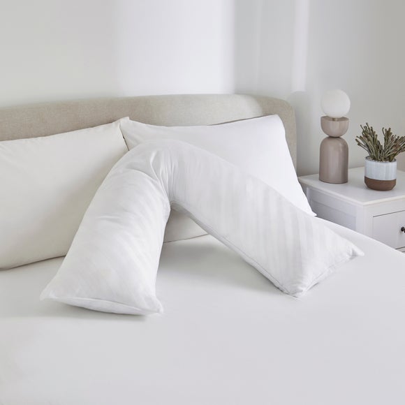 Hotel Luxury Cotton Side Sleeper V-Shape Pillow - image 1