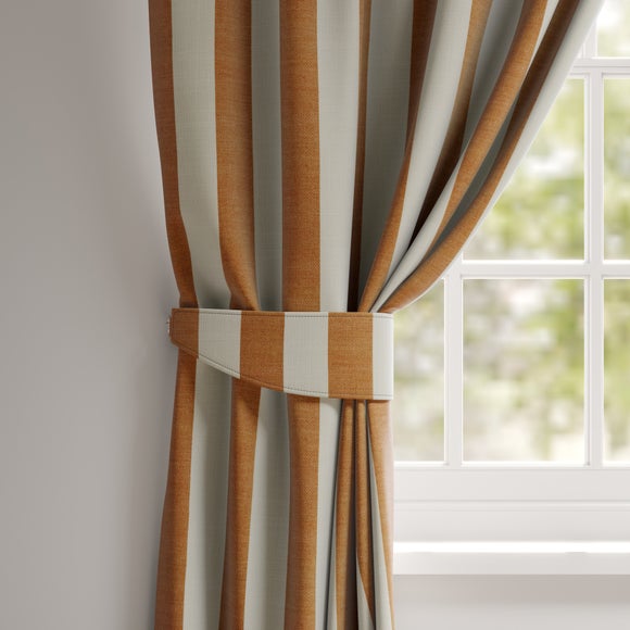 Elements Stripe Linen Look Made to Order Curtain Tieback - image 1