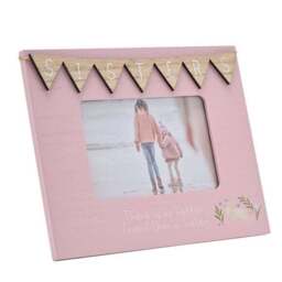 Sisters Pink Bunting Photo Frame - thumbnail 2