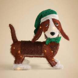 Humphrey the Basset Hound Light Up Ornament - thumbnail 4