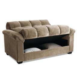 Margo Velvet 2 Seater Sofa Bed - thumbnail 3