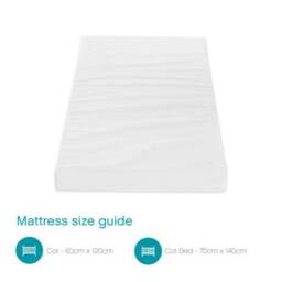 Tutti Bambini Eco Fibre Deluxe Cot Mattress - thumbnail 4