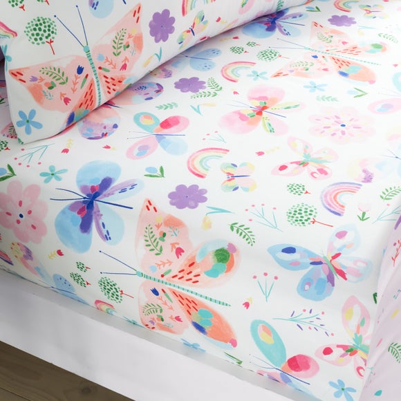 Painted Butterfly Set of 2 Fitted Sheets - image 1