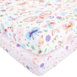 Painted Butterfly Set of 2 Fitted Sheets - thumbnail 3