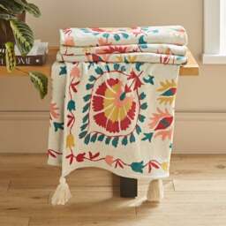 Hani Jacquard Throw Blanket 130cm x 180cm - thumbnail 1