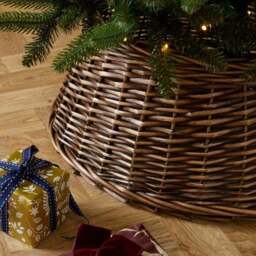 Wicker Christmas Tree Skirt 60cm - thumbnail 2