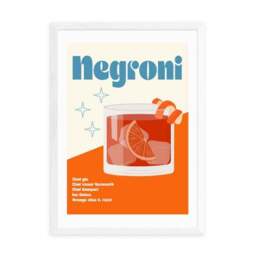 East End Prints Negroni Cocktail Framed Print - thumbnail 2