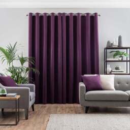 Luna Brushed Eyelet Curtains (Blackout Available) - thumbnail 4