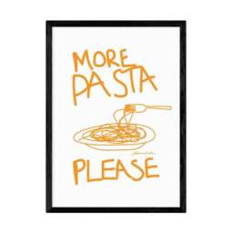 East End Prints More Pasta Please Print - thumbnail 2