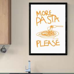 East End Prints More Pasta Please Print - thumbnail 1