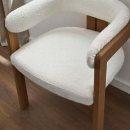 Lovato Dining Chair, Boucle - thumbnail 2