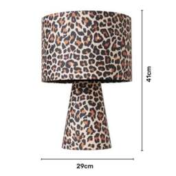 Kat Leopard Print Table Lamp - thumbnail 6