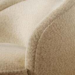 Amina Fleck Chenille Ball Foot Tub Chair - thumbnail 4