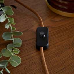 Nico Ribbed Glass Table Lamp - thumbnail 4