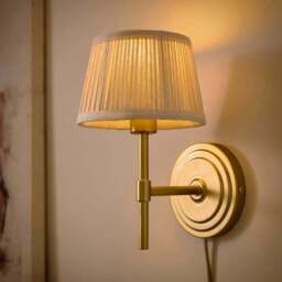 Polly Pleated Drum Lamp Shade - thumbnail 2