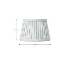 Polly Pleated Drum Lamp Shade - thumbnail 4