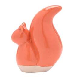 Country Living Orange Ceramic Squirrel Ornament - thumbnail 4
