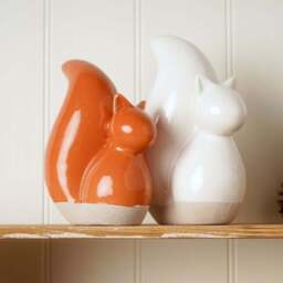 Country Living Orange Ceramic Squirrel Ornament - thumbnail 5