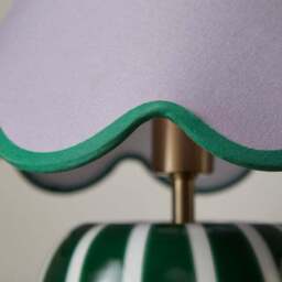 Matilda Striped Scallop Table Lamp - thumbnail 3