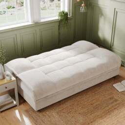 Emery Squish Soft Chenille Clic Clac Storage Sofa Bed - thumbnail 3