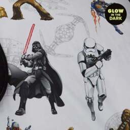 Star Wars Glow in the Dark Duvet Cover and Pillowcase Set - thumbnail 2