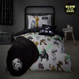 Star Wars Glow in the Dark Duvet Cover and Pillowcase Set - thumbnail 3