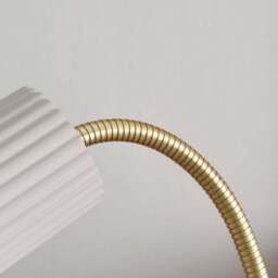 Georgi Industrial Ribbed Adjustable Clip On Table Lamp - thumbnail 4