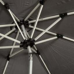 2.7m Aluminium Crank and Tilt Parasol with LED Strip Lights - thumbnail 5