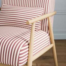 Alpine Linford Stripe Spindle Chair - thumbnail 3