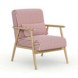 Alpine Linford Stripe Spindle Chair - thumbnail 6