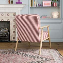 Alpine Linford Stripe Spindle Chair - thumbnail 2