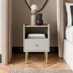 Georgi Compact Bedside Table - thumbnail 1