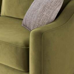 Hugo Velvet 3 Seater Sofa - thumbnail 4