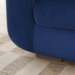 Luca Matte Soft Velvet 3 Seater Sofa - thumbnail 4