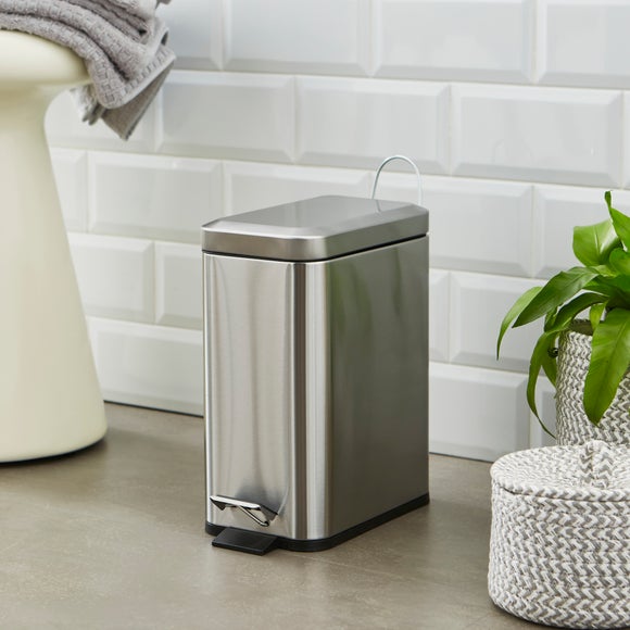 Slim 5L Bathroom Recycling Bin - image 1