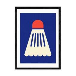 East End Prints Badminton White Red Print by Rosi Feist - thumbnail 2