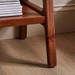 Maxton Low Bookcase, Mango Wood - thumbnail 3