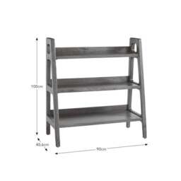 Maxton Low Bookcase, Mango Wood - thumbnail 5
