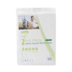 Pack of 2 Freshnights Cotton Anti-Allergy Zipped Pillow Protectors - thumbnail 3