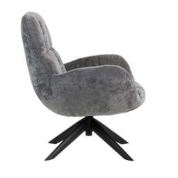 Glenfield Chenille Fabric Swivel Chair - thumbnail 5