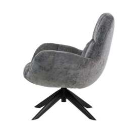Glenfield Chenille Fabric Swivel Chair - thumbnail 4