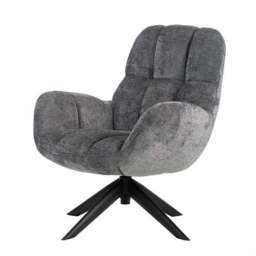 Glenfield Chenille Fabric Swivel Chair - thumbnail 2