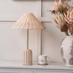 Pacific Lifestyle Hali Boho Rattan Table Lamp